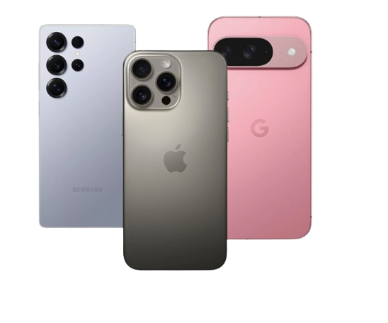 Celulares iPhone y Android